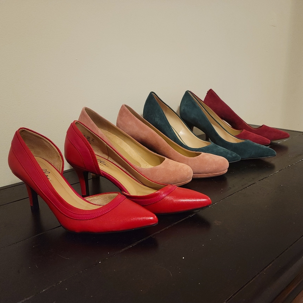 Never worn - can't wear heels much anymore due to neuropathy